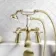 Nene Traditional Brushed Brass Basin & Bath Mixer Tap Set