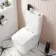 Nevada 2-In-1 Combined Wash Basin & Rimless Toilet With Premium Soft Close Seat