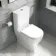 Kansas Traditional Rimless Close Coupled Toilet With Premium Soft Close Seat