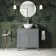 Bermuda Dove Grey Vanity With Round Counter Top Basin 800mm