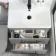 Avon Stone Grey Basin Drawer Vanity and Back To Wall Toilet Unit 1100mm (Excludes Toilet) - Black Accents  