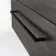 Elba Charcoal Elm Wall Hung Drawer Vanity with Marble Top & Cody Basin 800mm - Black Accents