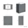 Milos Fog Grey Vanity with Troy Basin 800mm - Traditional Handles