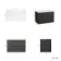 Crete Fluted Charcoal Elm Wall Hung Drawer Vanity with Marble Top 800mm - Excludes Counter Top Basin