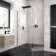 Copenhagen Easy Clean 8mm Wet Room Shower Glass Panel 1000mm & 250mm Return Panel