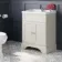 Lucia Chalk White Basin Vanity 630mm