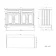 Lucia Chalk White Cabinet with Oak Effect Top 1200mm - Excludes Counter Top Basins
