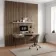 Trepanel Design® Autumn Brown Curve Acoustic Wood Wall Panels