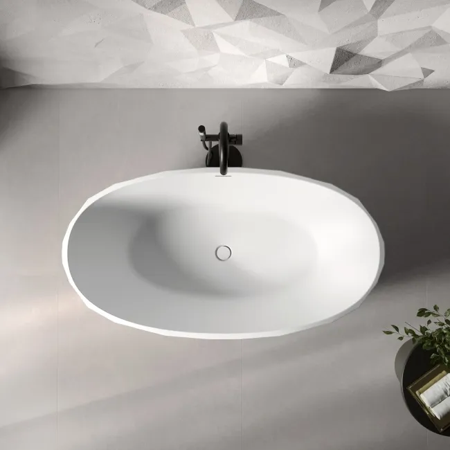 Ealing 1500mm Matt White Freestanding Bath