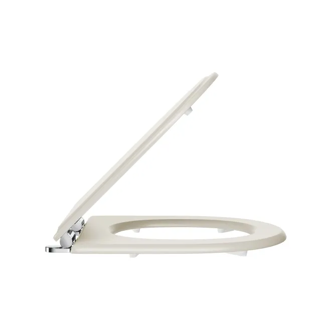 Kansas Traditional Chalk White Wooden Soft Close Seat