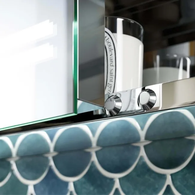 Allyson Illuminated LED Mirror Cabinet 600x600mm