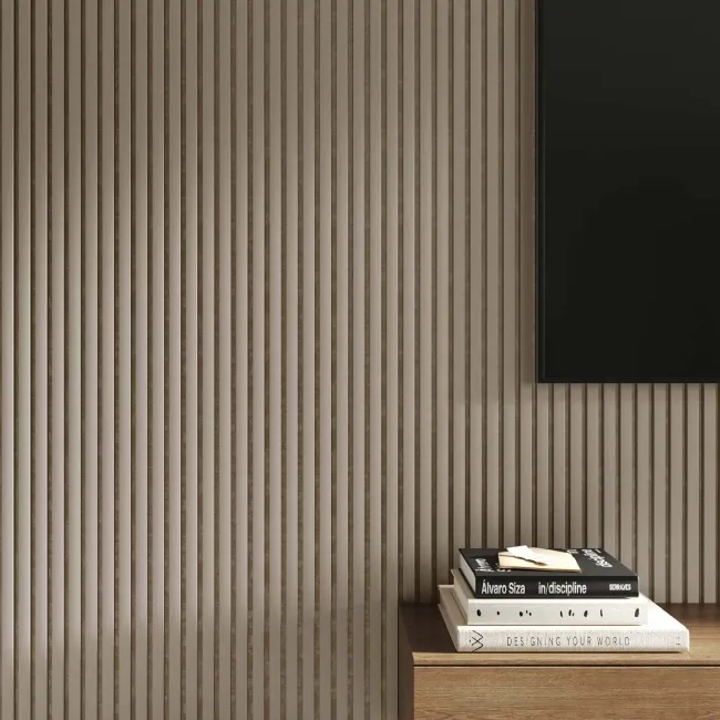 Trepanel® Warm Greige Beige Matt Acoustic Wall Panels