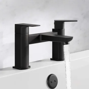 Soar Matt Black Bath Filler