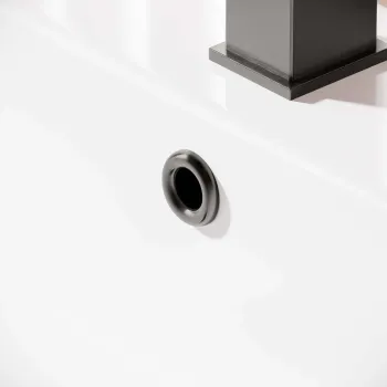 Gunmetal Grey Basin Overflow Ring