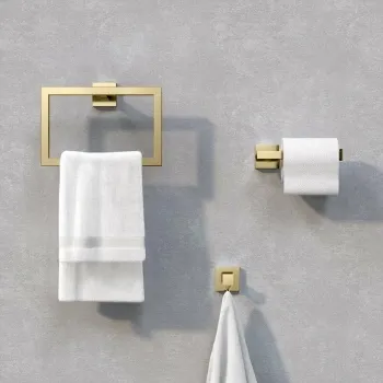 Isla Brushed Brass 3 Pieces Accessory Set