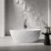 Ealing 1700mm Matt White Freestanding Bath