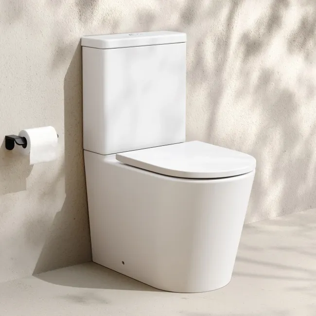 Loma Matt White Quick Release Premium Soft Close Seat