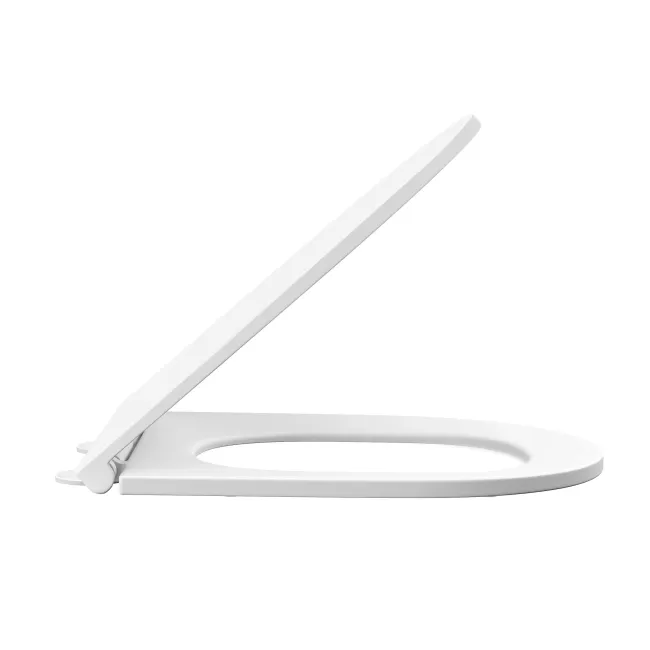 Loma Matt White Quick Release Premium Soft Close Slim Seat