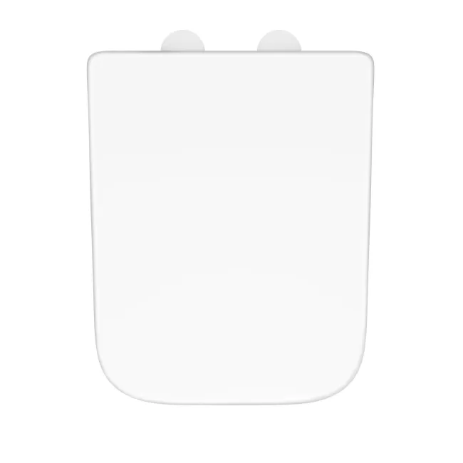 Kent Matt White Quick Release Premium Soft Close Slim Seat