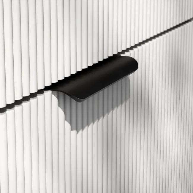 Matt Black Flat Furniture Handle