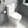 Kansas Traditional Rimless Close Coupled Toilet With Premium Soft Close Slim Seat