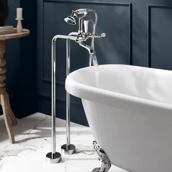 Beauly Chrome Freestanding Bath Shower Mixer Tap