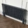 Athens Anthracite Double Column Horizontal Traditional Radiator 600x1190mm
