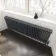 Athens Anthracite Triple Column Horizontal Traditional Radiator 450x1415mm