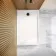Doha Rectangular Gloss White Anti-Slip Stone Shower Tray 1400x900mm & Riser Kit