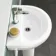 Denver Rimless Fully Back to Wall Close Coupled Toilet & Pedestal Basin Set