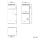 Harper Gloss White Side Cabinet Unit 300mm