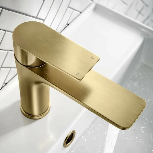 Glen Brushed Brass Basin Mixer Tap