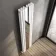Marseille White Double Vertical Mirror Radiator 1800x500mm