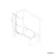 P Shaped 1500 Shower Bath with Front Panel & 4mm Screen with Rail - Right Handed