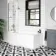 P Shaped 1600 Shower Bath with Front Panel & 6mm Easy Clean Screen with Rail - Left Handed