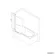 P Shaped 1600 Shower Bath with Front Panel & 6mm Easy Clean Screen with Rail - Left Handed
