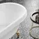 Grosvenor 1800mm Roll Top Bath - Brushed Brass Ball Feet