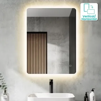 Clara Illuminated LED Mirror 800x600mm