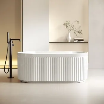 Finchley 1500mm Fluted Freestanding Bath