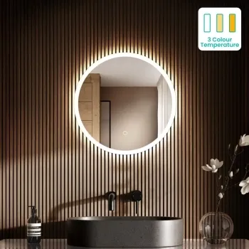 Grace Round Illuminated LED Mirror 500mm