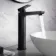 Soar Matt Black High Rise Basin Mixer Tap