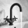 Exe Matt Black Basin Mixer Tap
