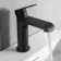 Tay Matt Black Basin Mixer Tap
