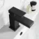 Tamar Matt Black Basin Mixer Tap