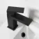 Tamar Matt Black Cloakroom Basin Mixer Tap