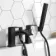 Brora Matt Black Bath Filler & Handheld Shower