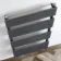 Santorini Anthracite Flat Panel Heated Towel Rail 1600x600mm