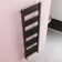 Valetta Matt Black Square Heated Towel Rail 1800x450mm