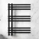 Madrid Matt Black Designer Heated Towel Rail 800x600mm