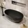 Ealing 1500mm Matt Black Freestanding Bath